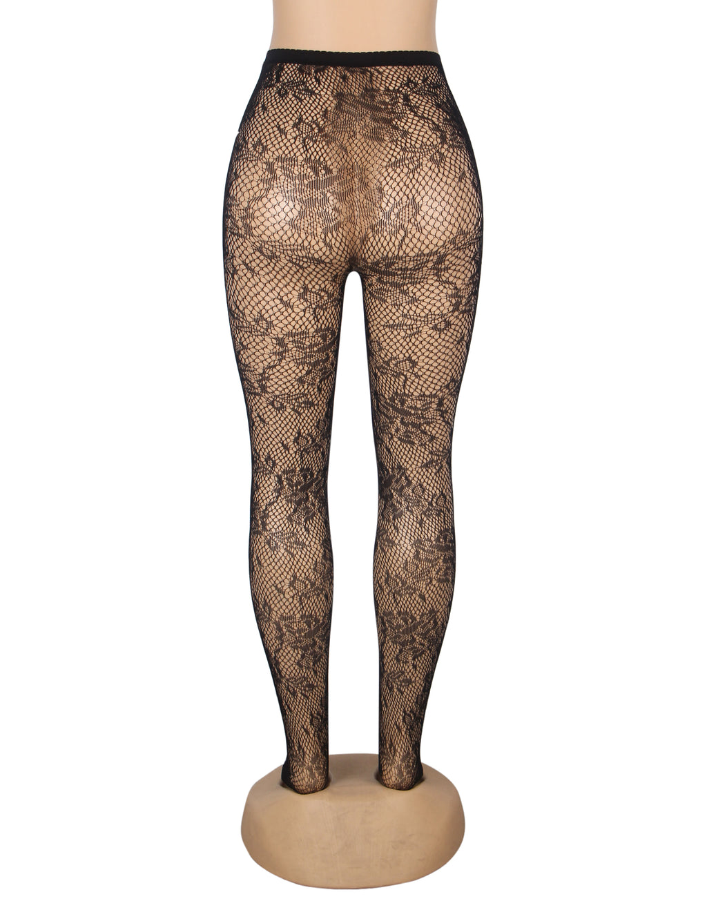 Velour & Co Women's Lace Top Stockings Black - Hold-Up Hosiery