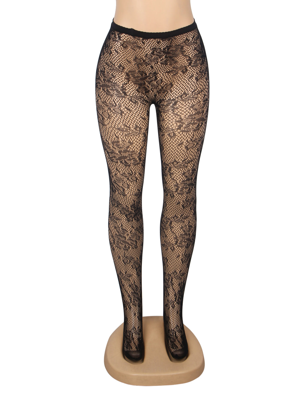Velour & Co Women's Lace Top Stockings Black - Hold-Up Hosiery