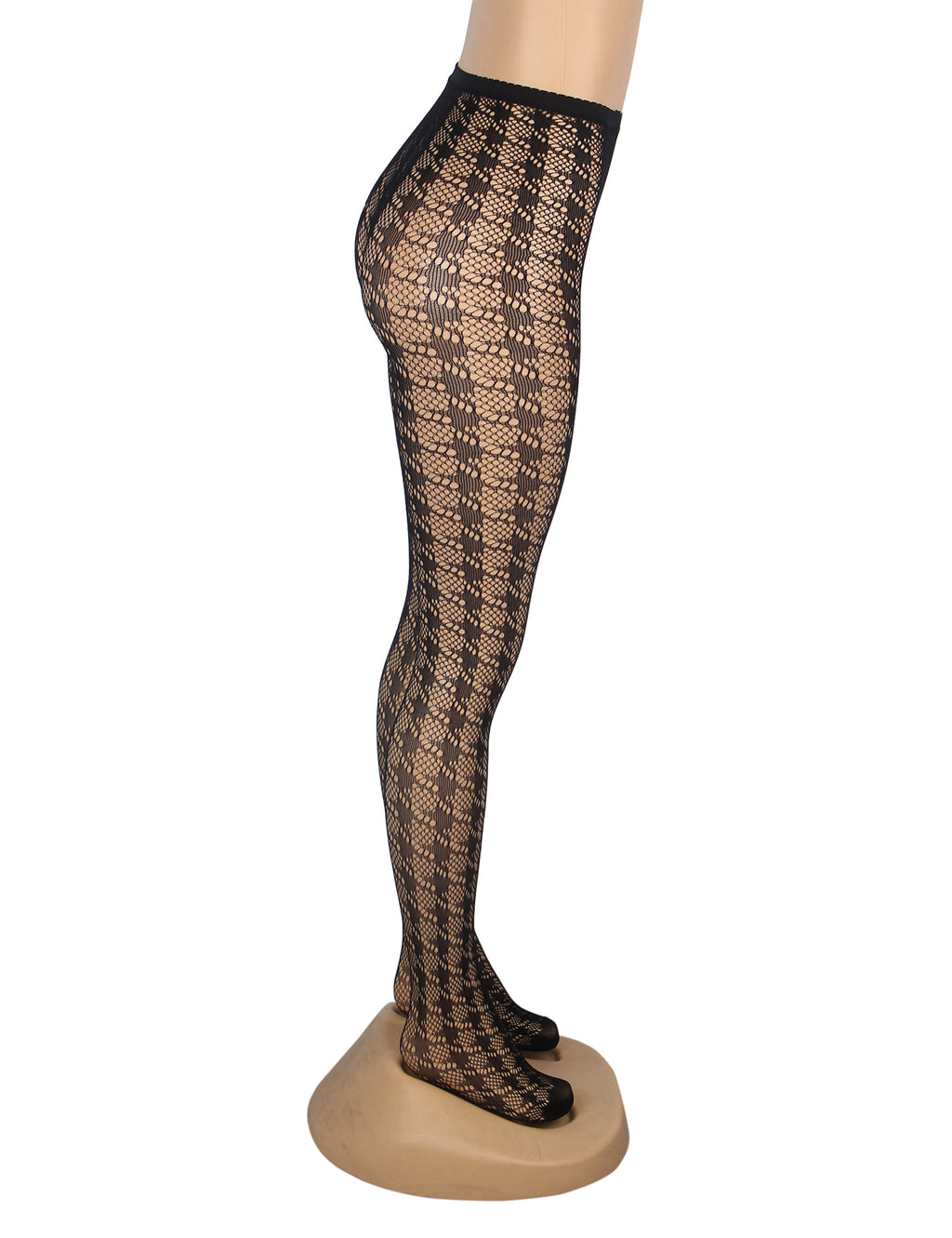 Velour & Co Women's Lace Top Stockings Black - Hold-Up Hosiery