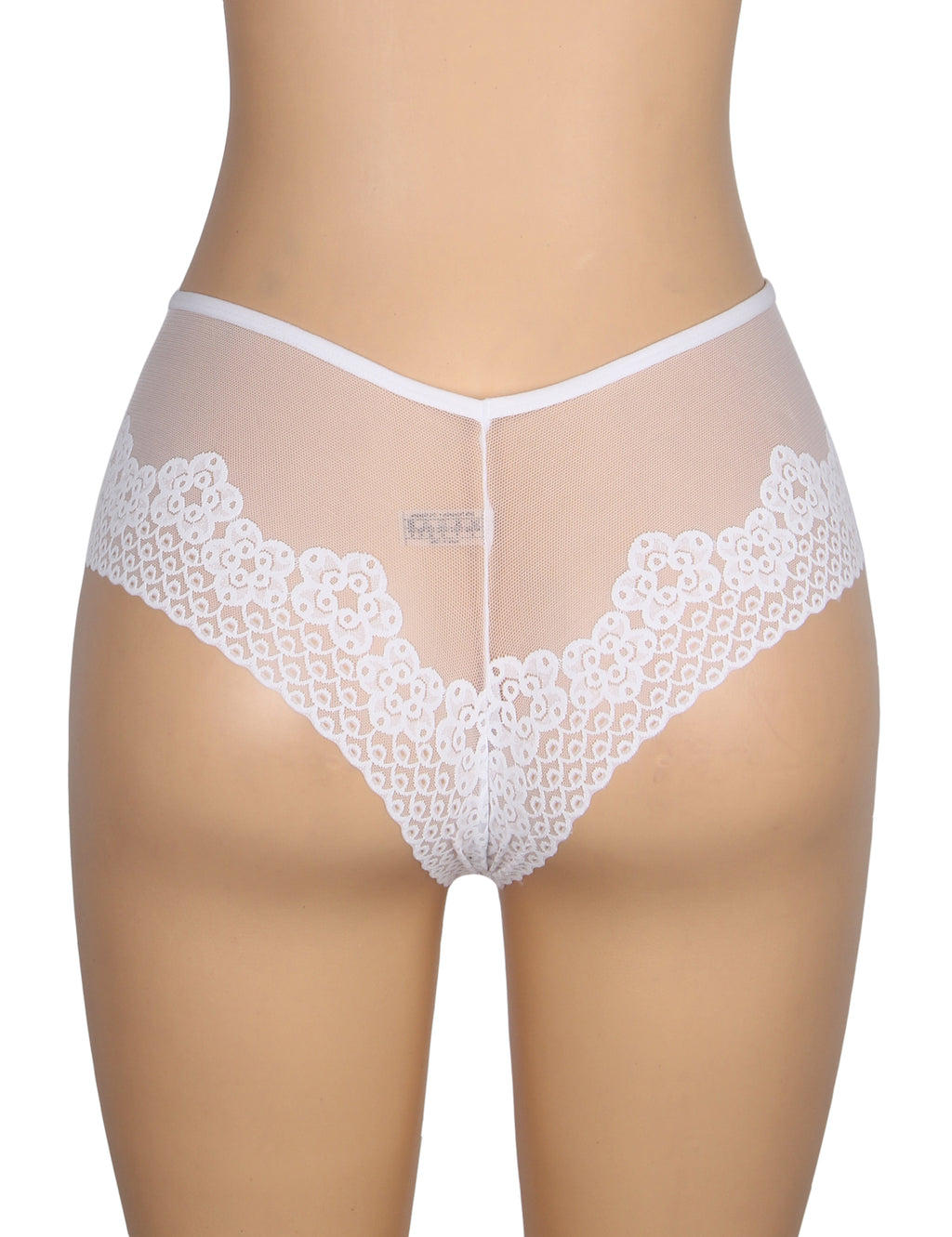 Velour & Co Women's Lace Knickers White - Women's Underwear