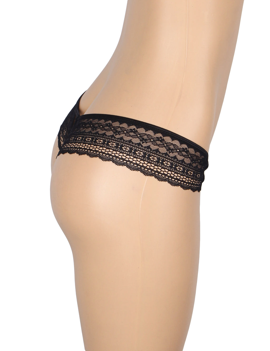 Velour & Co Women's Lace Knickers Black - Women's Underwear