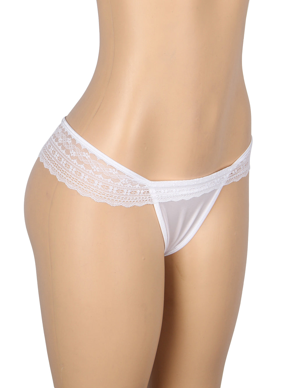 Velour & Co Women's Lace Knickers White - Women's Underwear