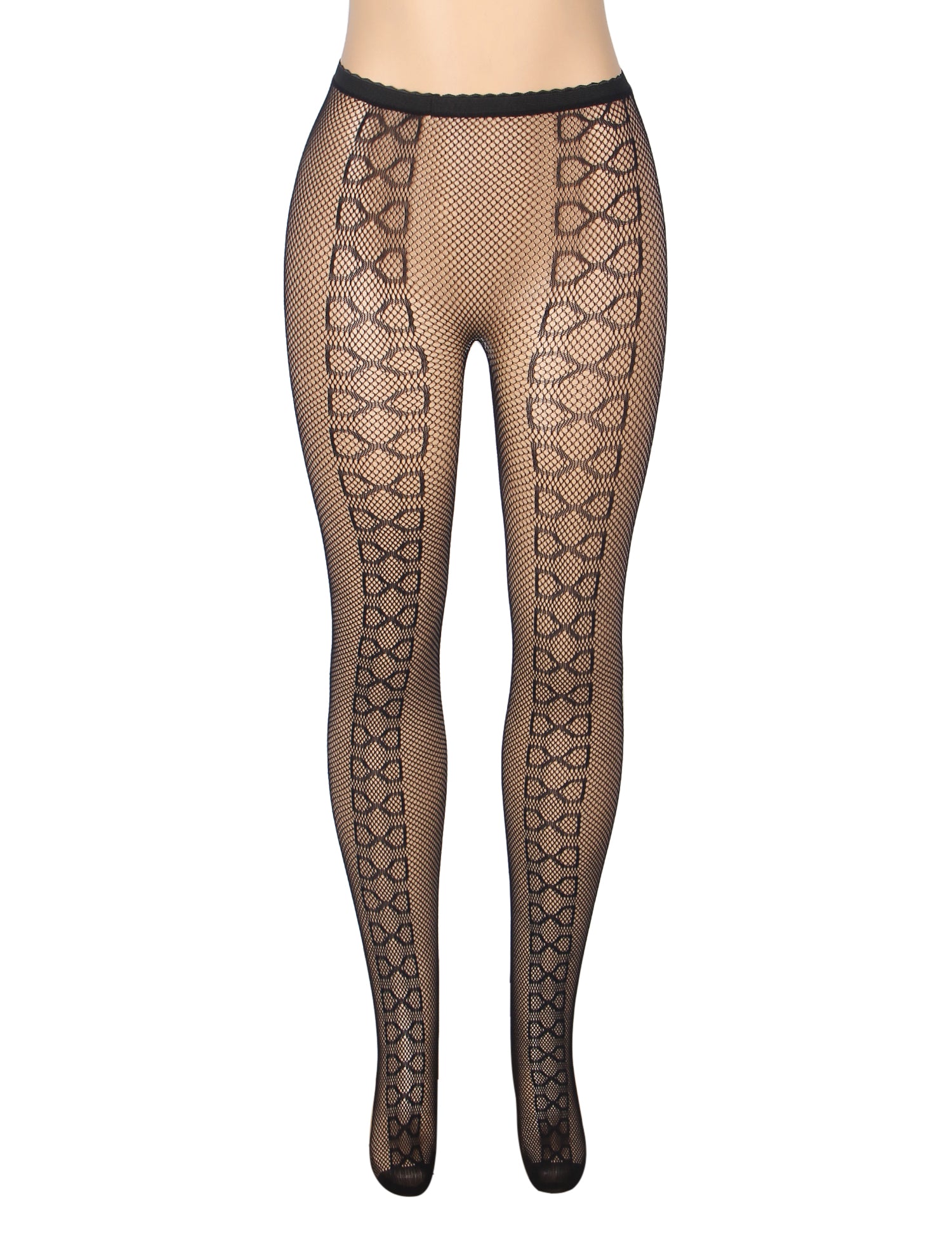 Velour & Co Women's Lace Top Stockings Black - Hold-Up Hosiery