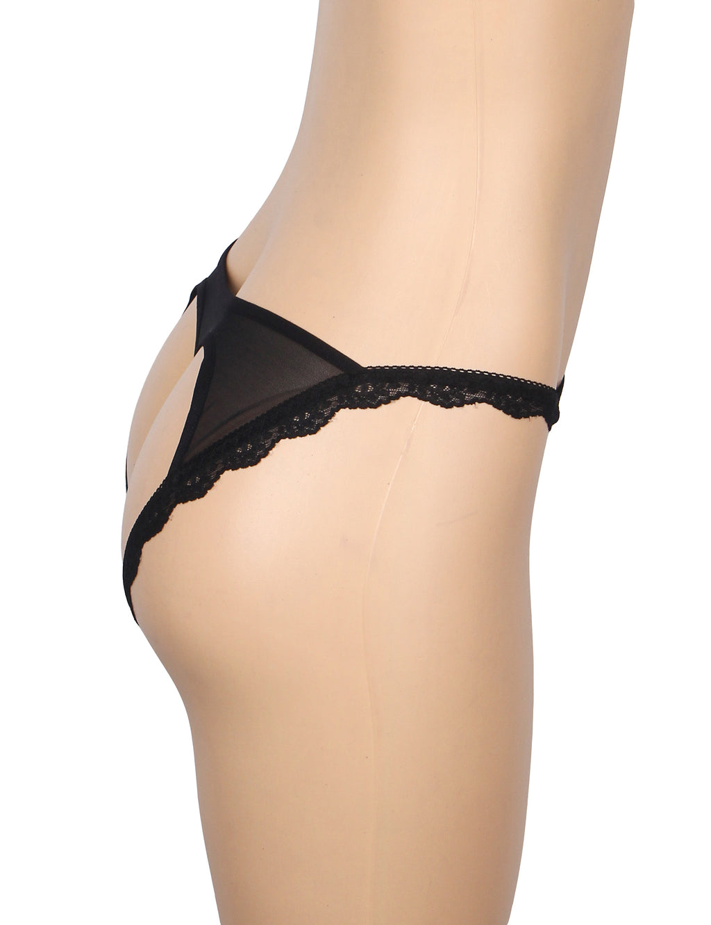 Velour & Co Women's Lace Knickers Black - Women's Underwear