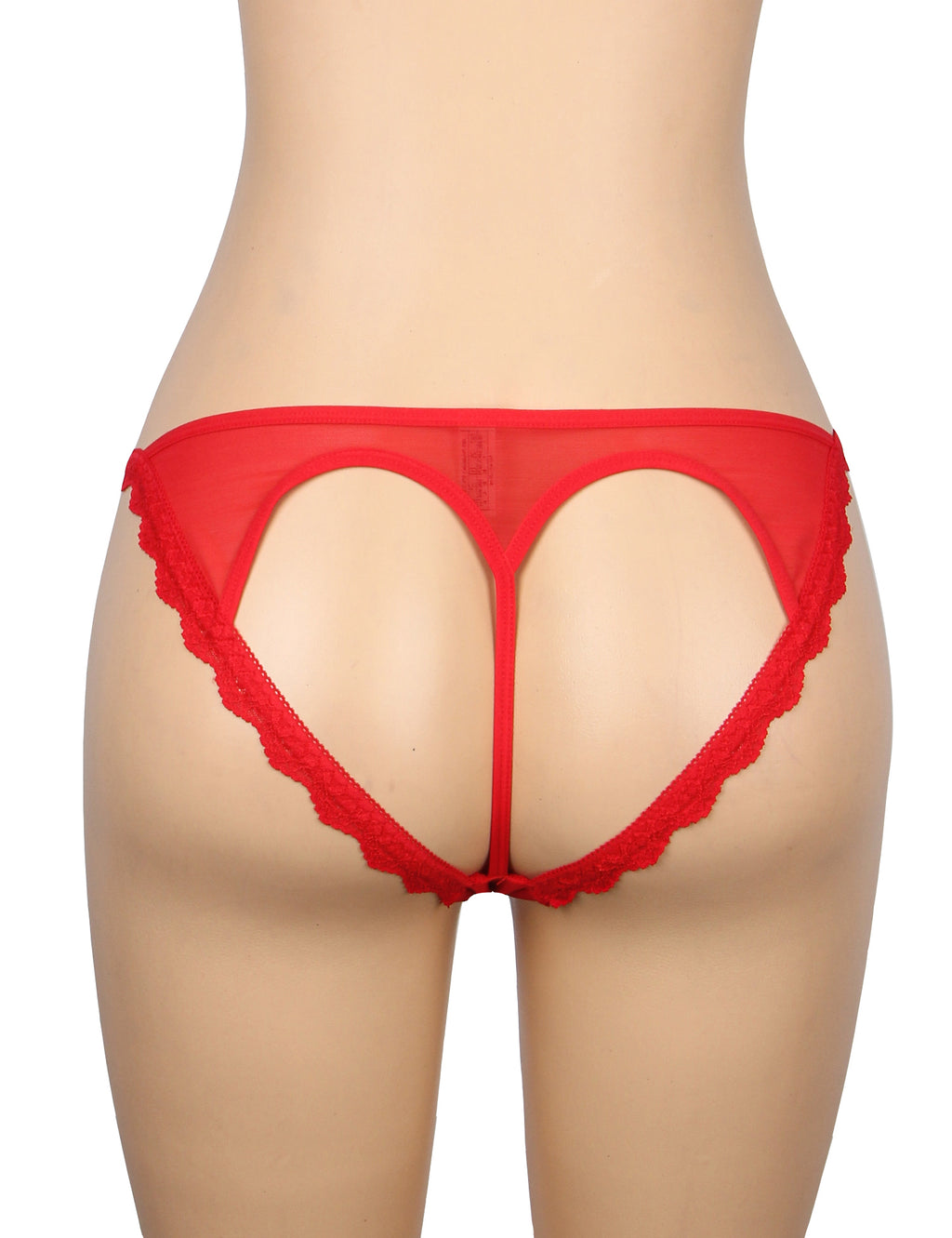 Velour & Co Women's Lace Knickers Red - Women's Underwear
