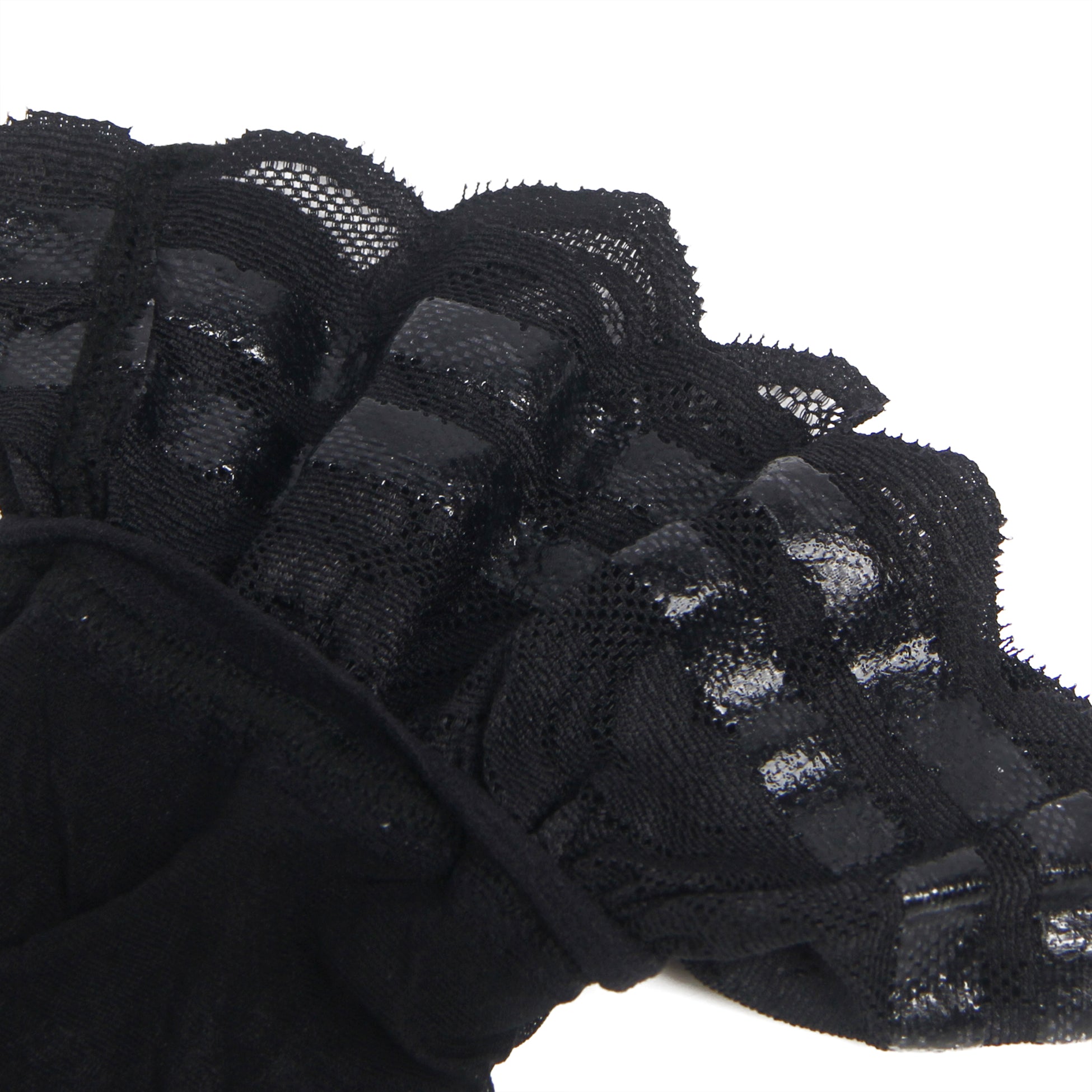 Velour & Co Women's Lace Top Stockings Black - Hold-Up Hosiery