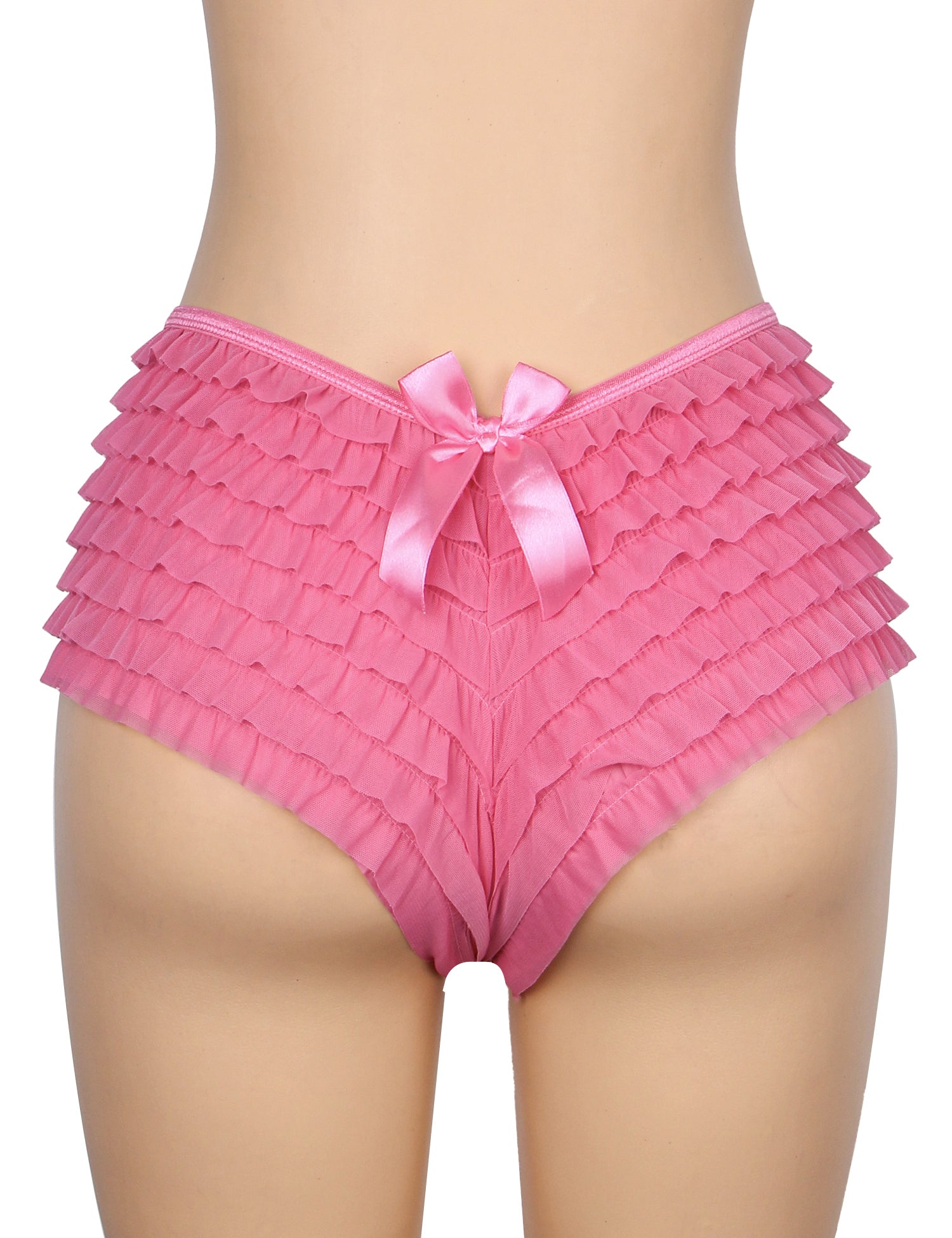 Velour & Co Women's Lace Knickers Pink - Women's Underwear