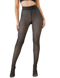 Velour & Co Women's Lace Top Stockings Black - Hold-Up Hosiery