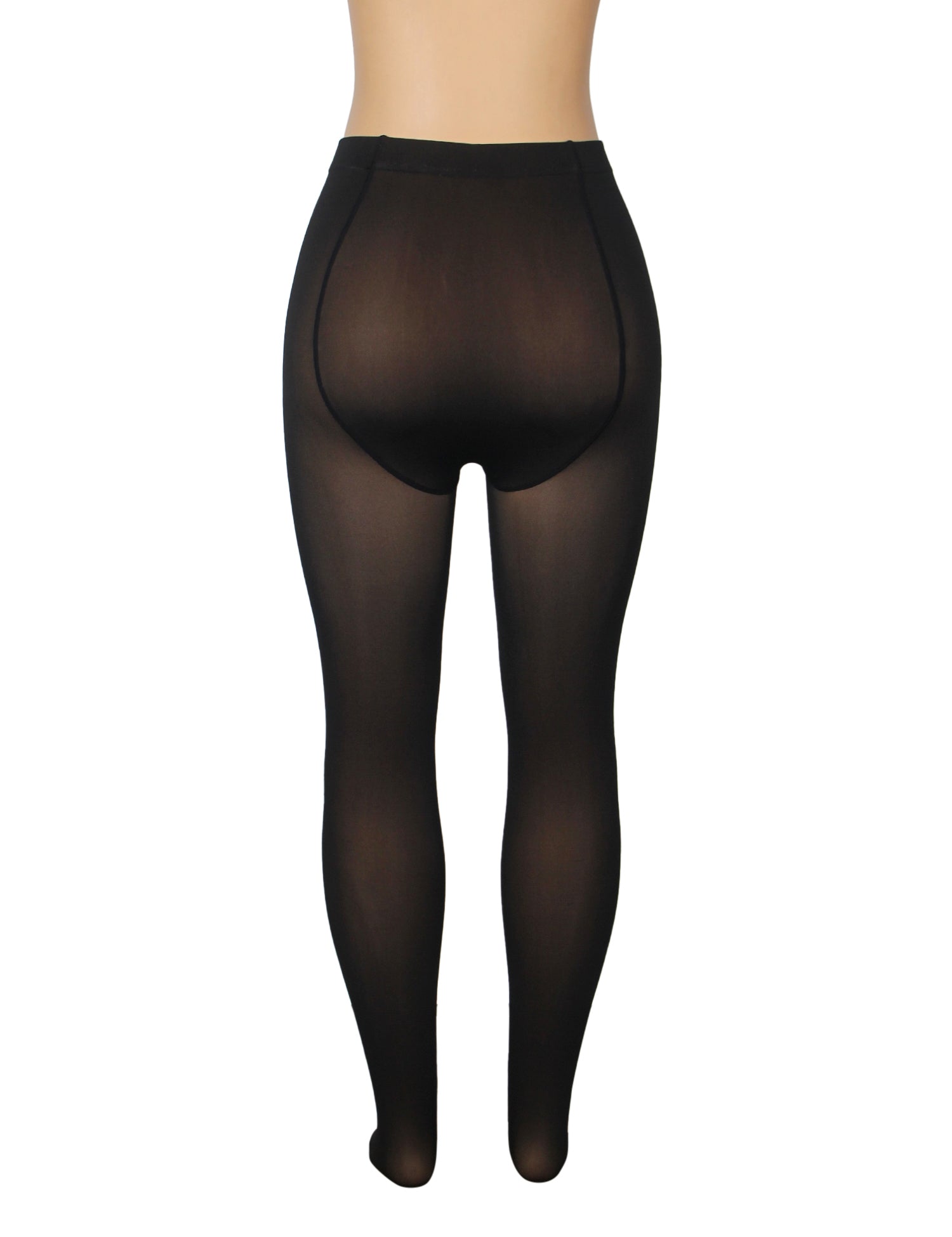 Velour & Co Women's Lace Top Stockings Black - Hold-Up Hosiery