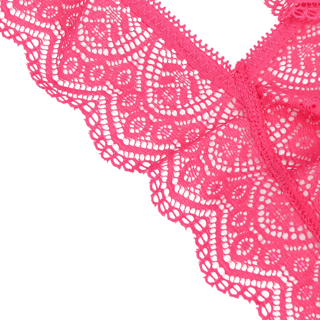 Velour & Co Women's Lace Knickers Rose - Women's Underwear
