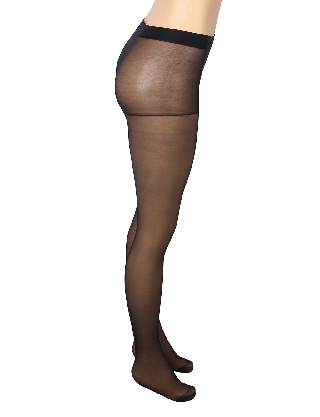 Velour & Co Women's Lace Top Stockings Black - Hold-Up Hosiery