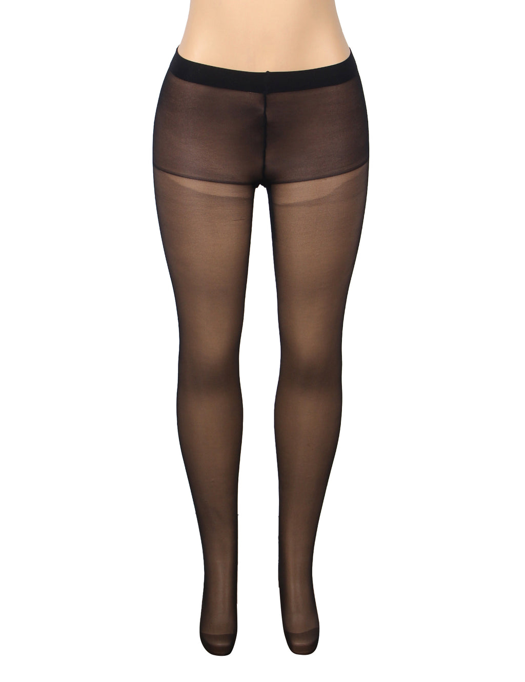 Velour & Co Women's Lace Top Stockings Black - Hold-Up Hosiery