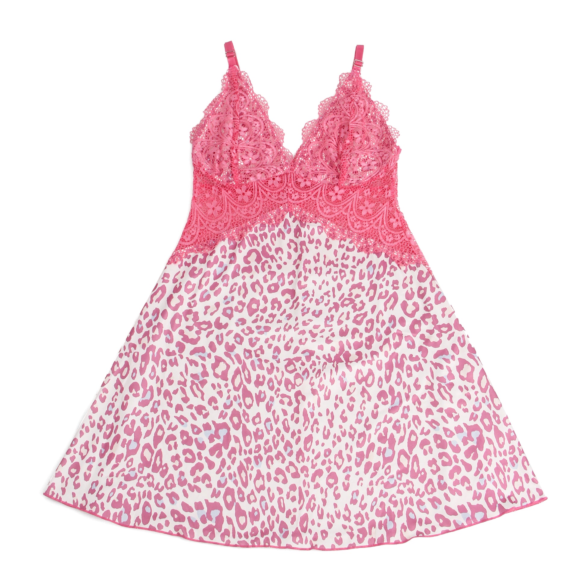 Velour & Co Women's Lace Babydoll PInk