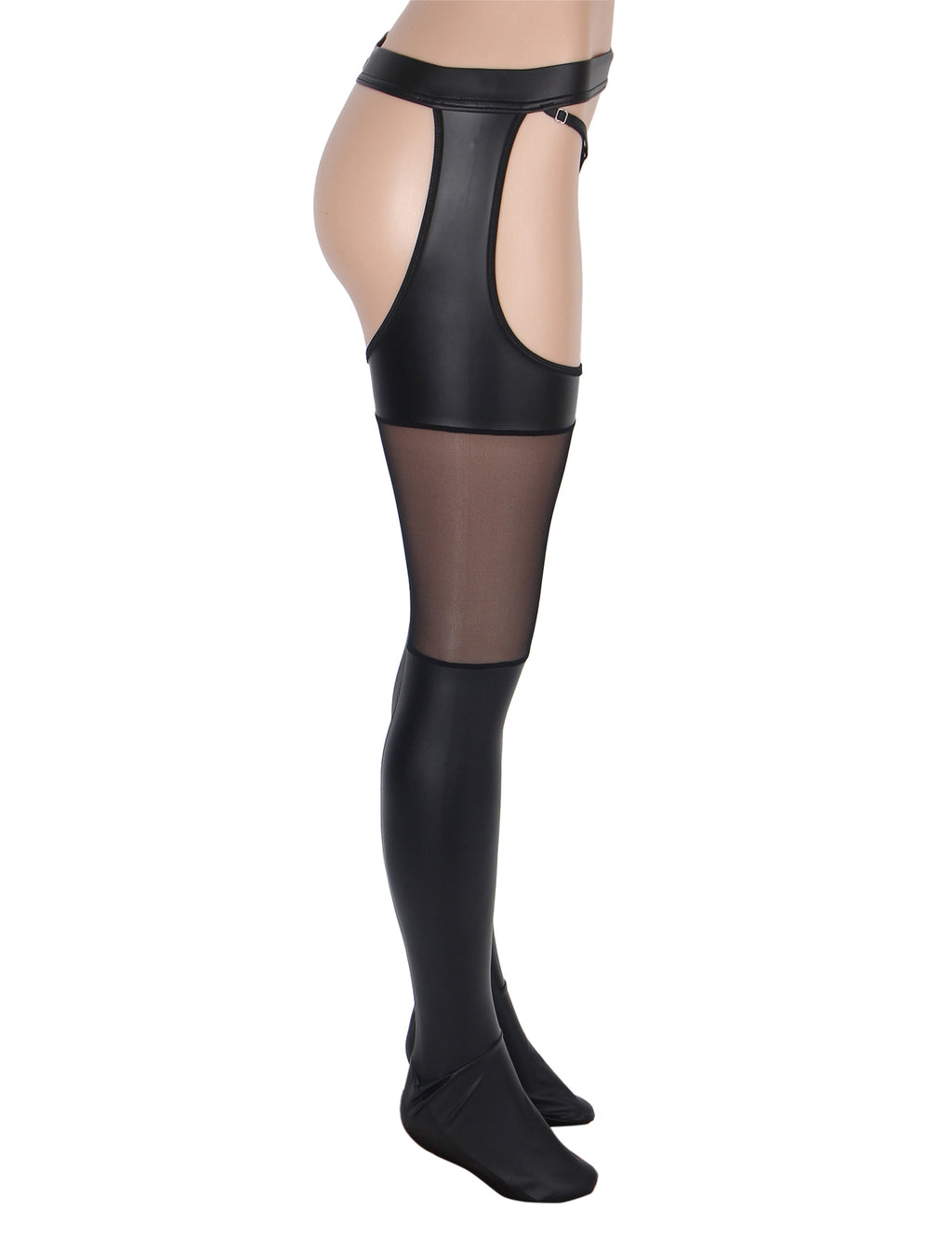 Velour & Co Women's Lace Top Stockings Black - Hold-Up Hosiery