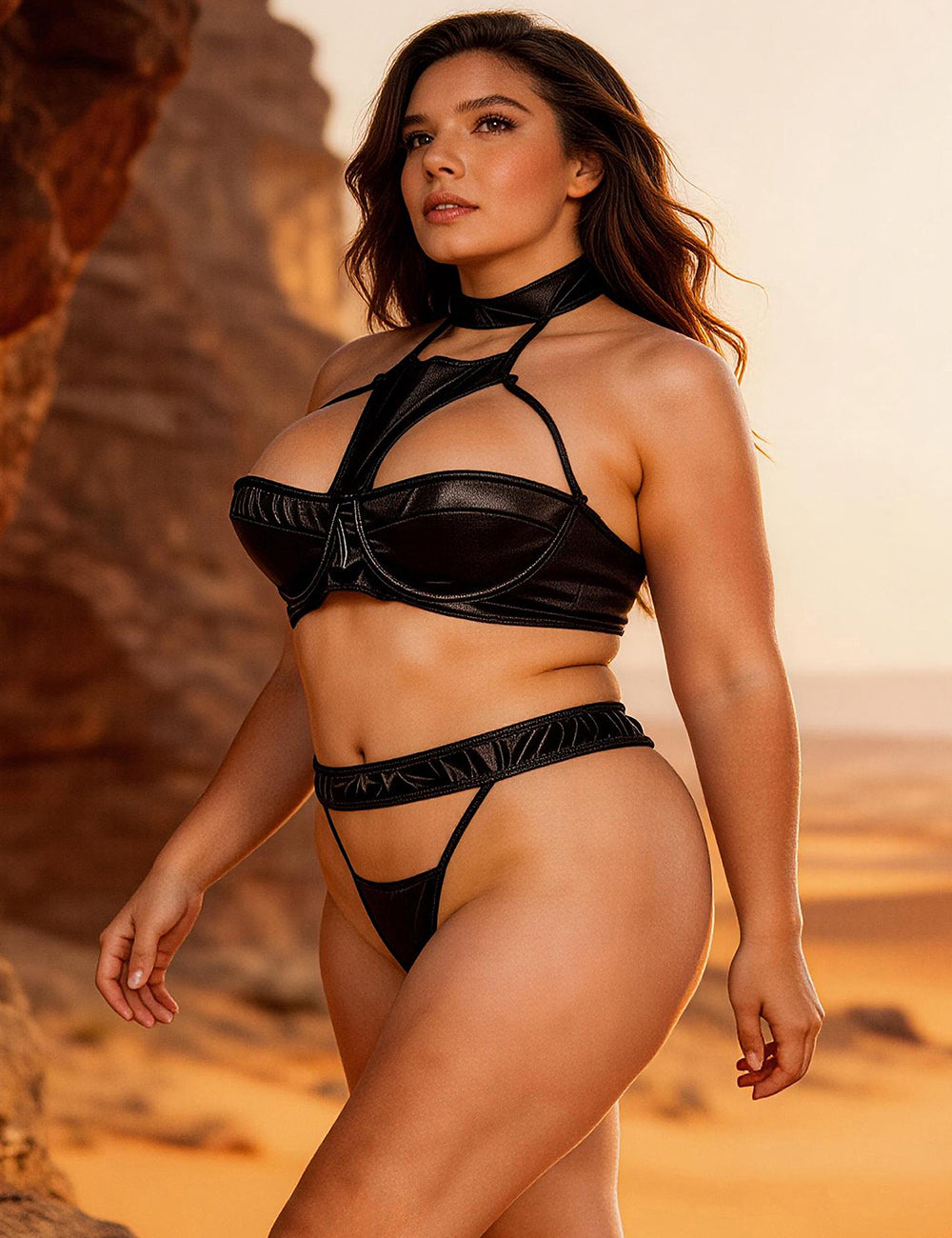 Velour & Co Women's Matching Lingerie Set - Matching Bra & Knickers